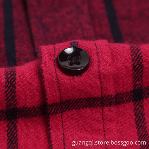 Fashion 100% cotton flannel shirt